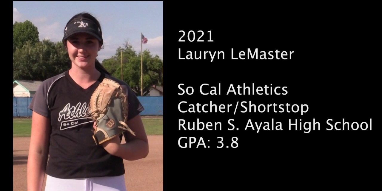 Lauryn LeMaster 2021 SoCal Athletics
