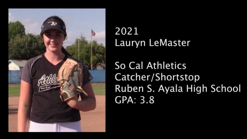 Lauryn LeMaster 2021 SoCal Athletics
